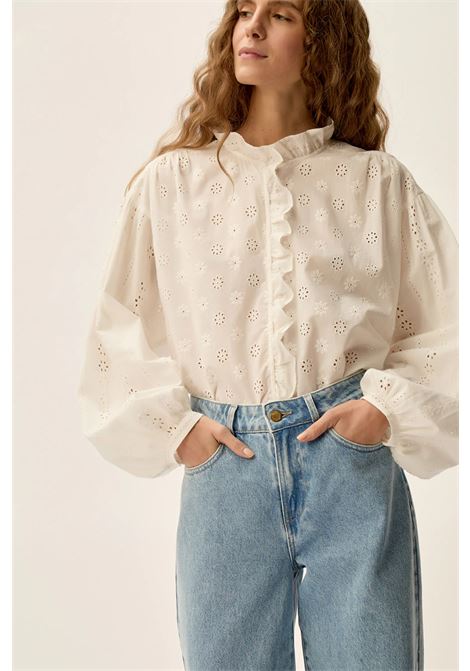 DES PETIT HAUTS - Blouse Satine Ecru Des Petits Hauts |  | 1E250486ECRU